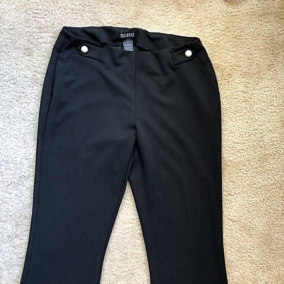 Soho black office pants size M - Picture 5 of 8